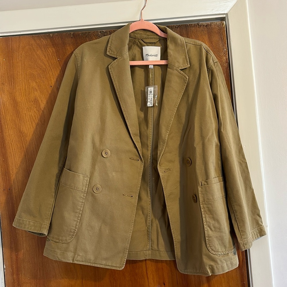 Madewell Crossover Blazer in Regenerative Chino